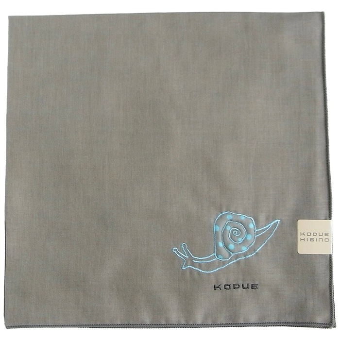 ひびのこづ　 動物ハンカチ　かたつむり