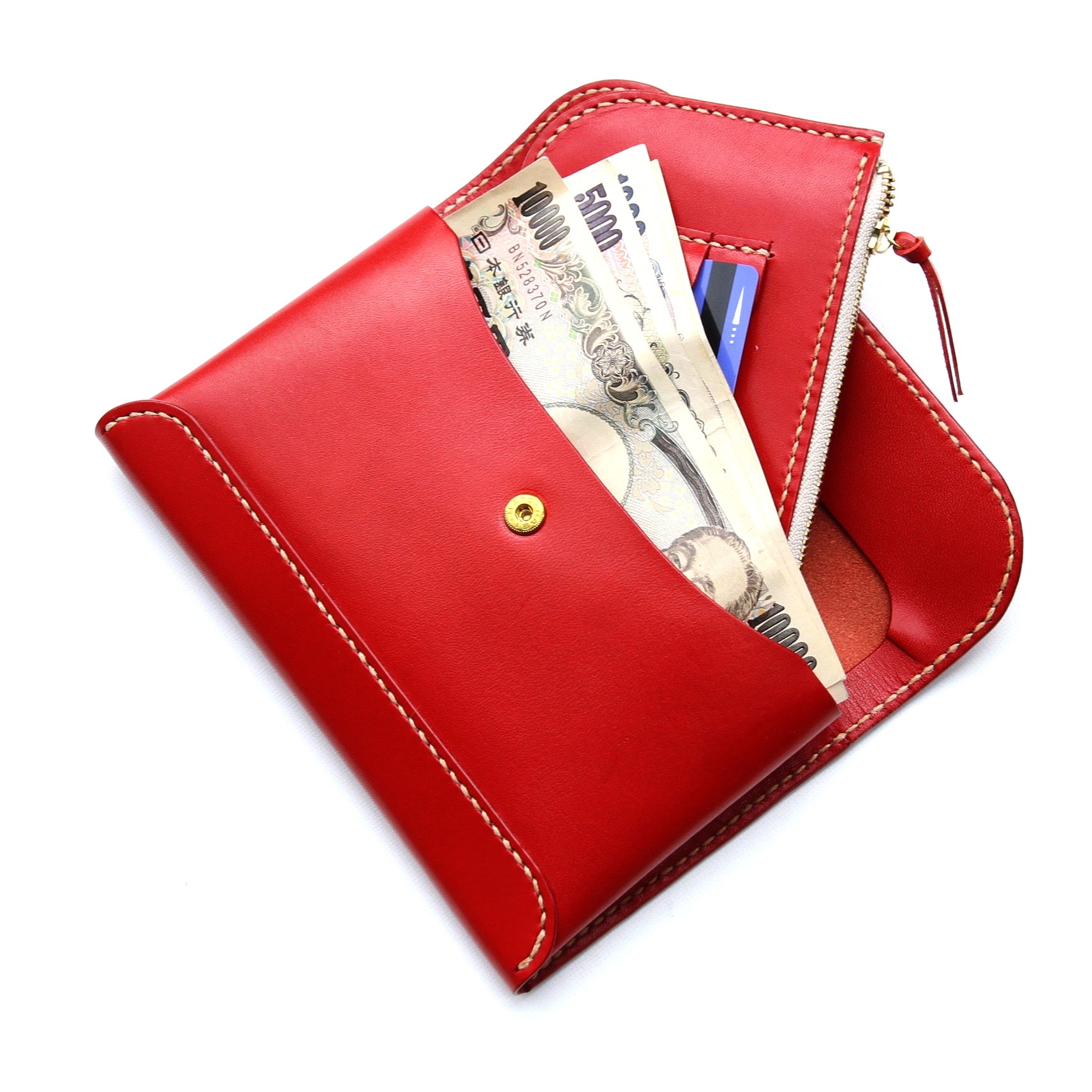 RHYTHMOS Roll(L) 財布 レッド