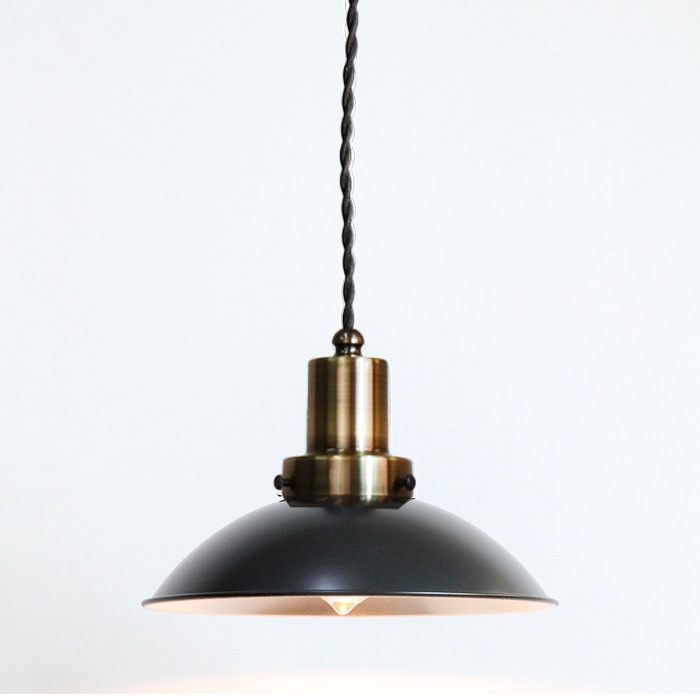 GLF x surou 後藤照明バイスロウ ネジリコードアルミ拡散S 墨黒CP型ブロンズ55 附属球なし