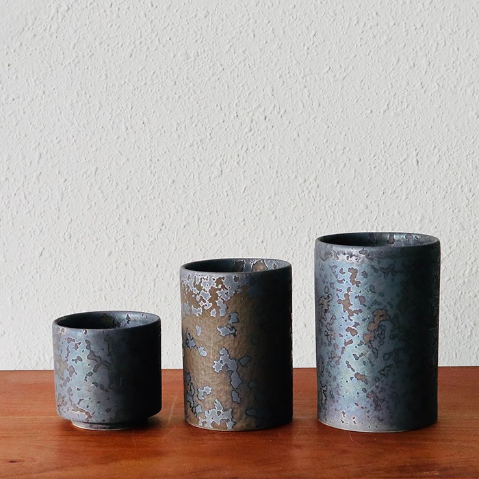 ONE KILN<br />CYLINDER コップ　M　灰釉