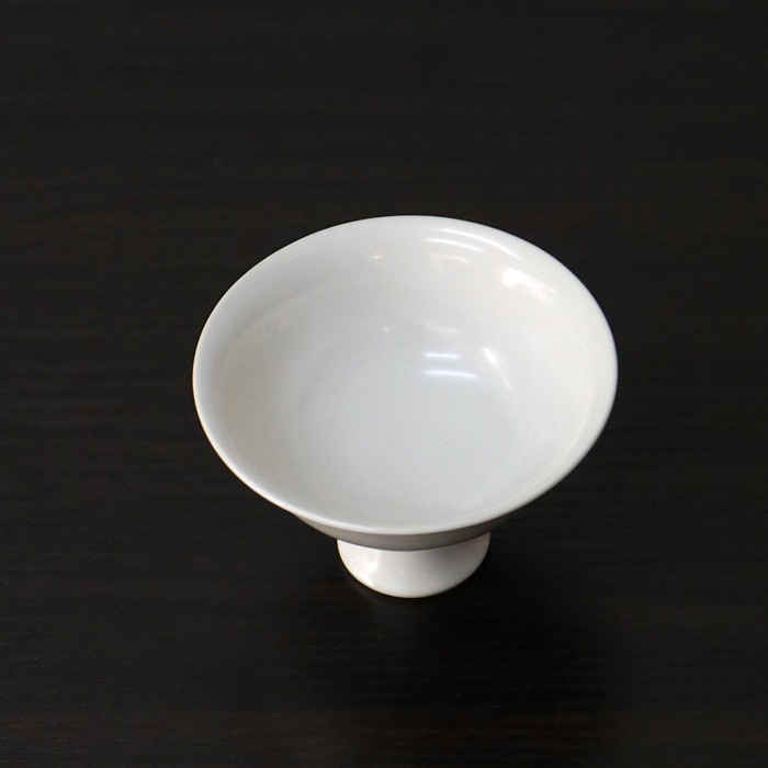 JICON  磁今　　足付酒盃　　 ひらき　　 大治将典デザイン　　φ78×h53