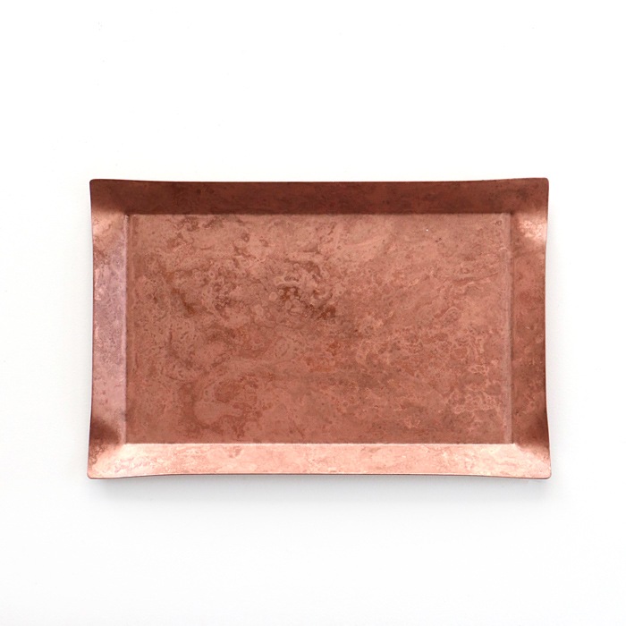 モメンタムファクトリーorii<br />tone<br />トレイ　スクエアS copper pink<br />