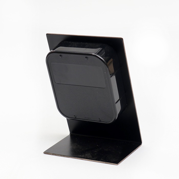 モメンタムファクトリーorii<br />time and space 小<br />スタンド型時計<br />斑紋純銀色