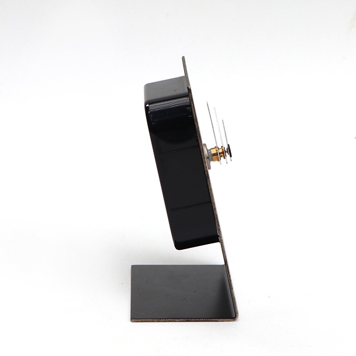 モメンタムファクトリーorii<br />time and space 小<br />スタンド型時計<br />斑紋純銀色