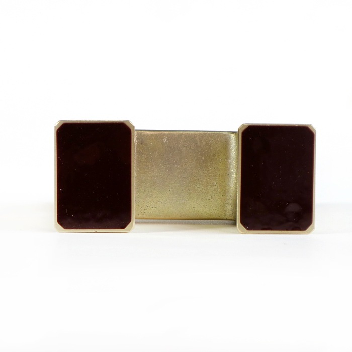 FUTAGAMIのテープカッター<br />真鍮の生活用品<br />鋳肌テープカッター　小