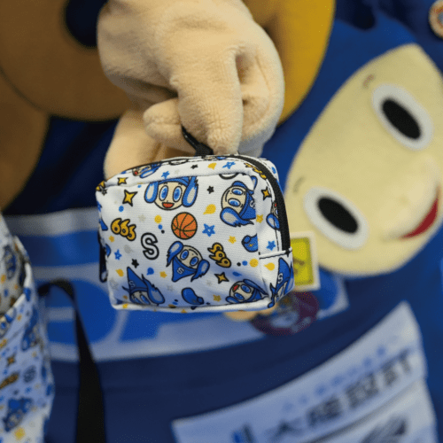 すさたまくん総柄 カラビナつきポーチ