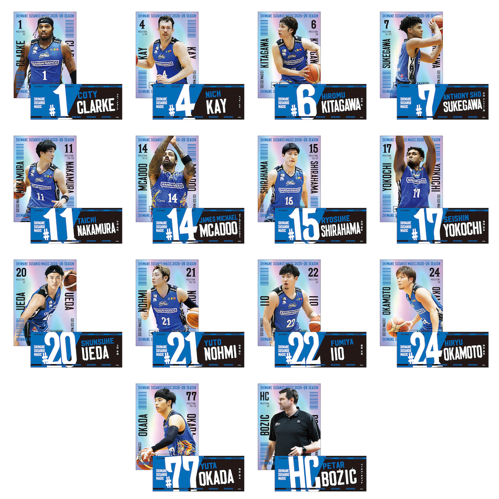 ステッカーセット（プレーショット・タオル） | 雑貨 | 島根スサノオ