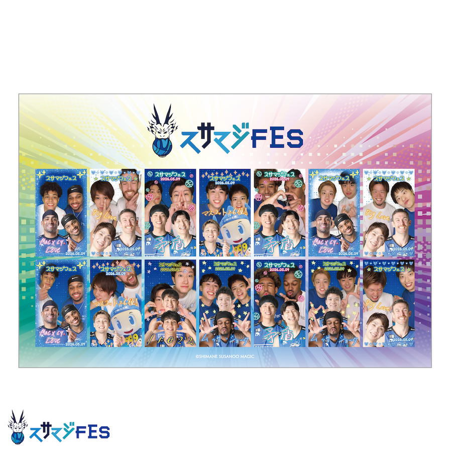 選手撮影フォトシール | 新商品 | 島根スサノオマジック OFFICIAL