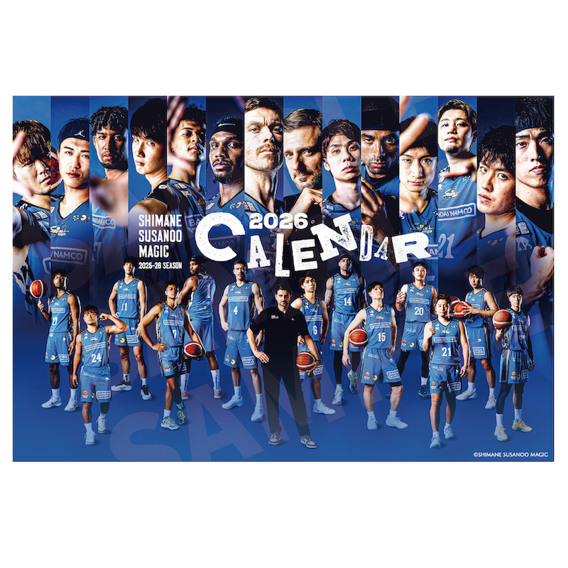 卓上カレンダー (2025-26) | すべての商品 | 島根スサノオマジック