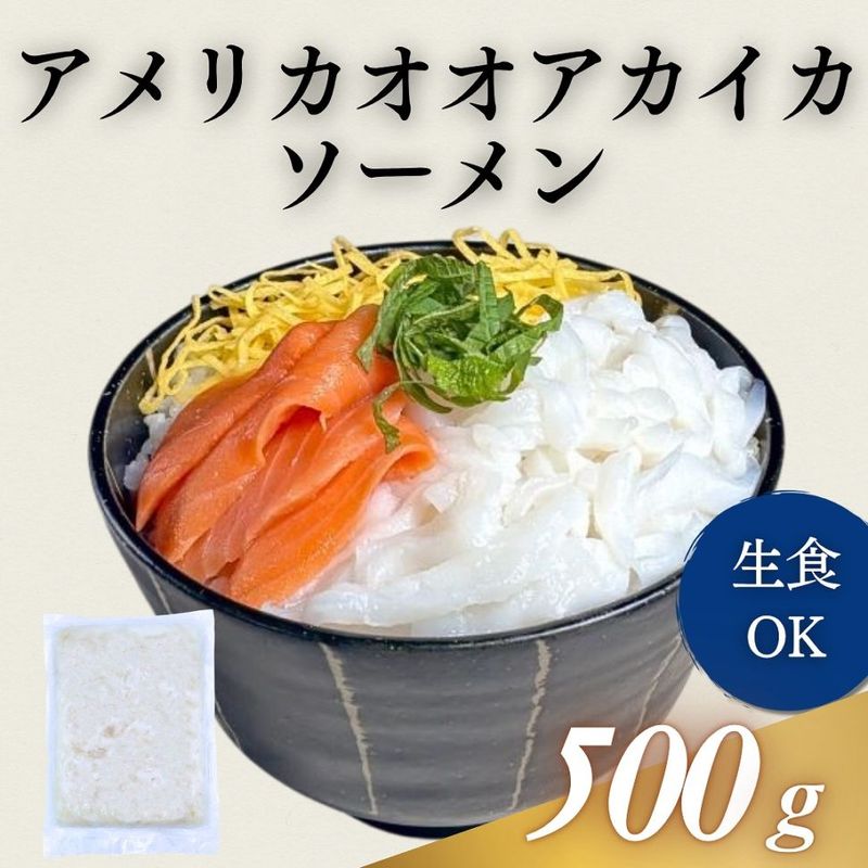 アメリカオオアカイカソーメン 500g