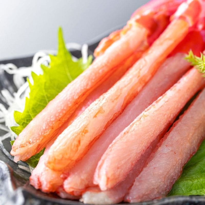 北海道産生紅ズワイガニむき身(生食用)　500ｇ(ネット400g)　15～20本　ポーション