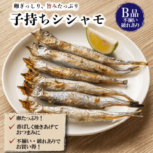 子持ちシシャモ　一夜干し　Ｂ品