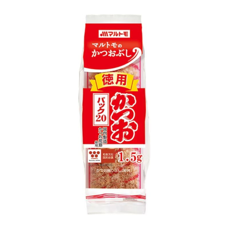 [6個]マルトモ 徳用 かつおパック 1.5g×20袋 賞味期限2027.06.30