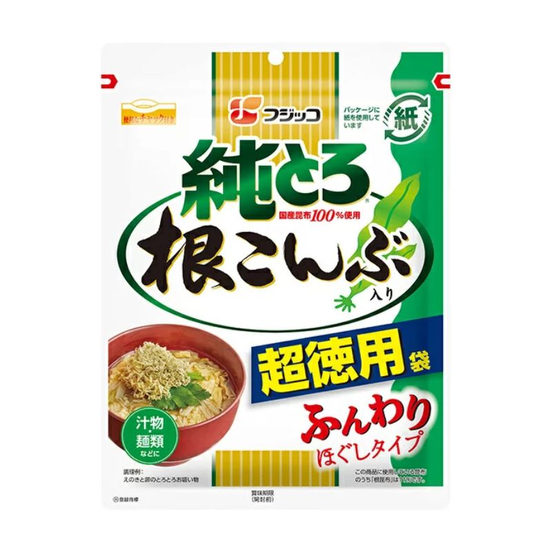 [5個]フジッコ 純とろ 根こんぶ入り 超徳用袋 47g 賞味期限2026.10.31