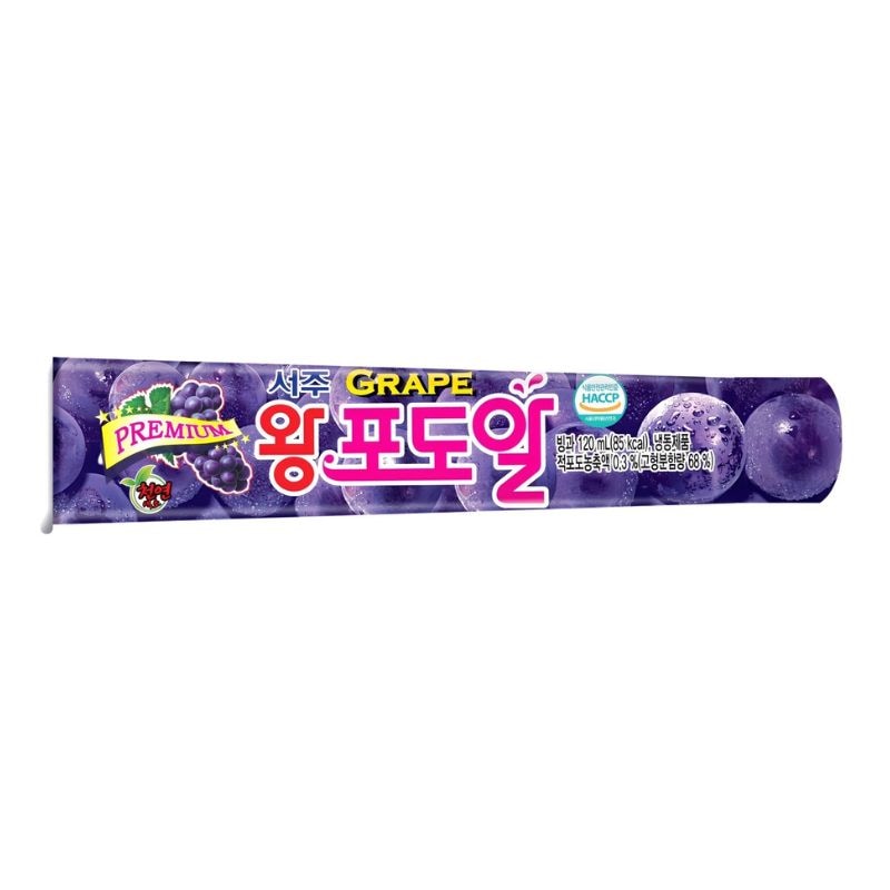 【直送品（買い合わせ不可）】[10個]ソジュ 王ぶどうアイス 120ml 