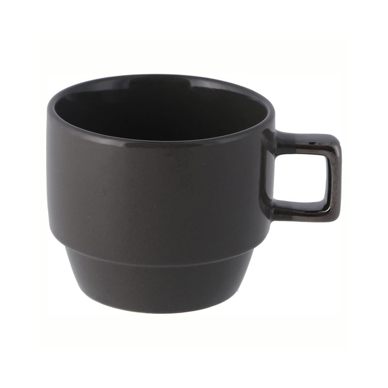 [2個]スタッキングマグアリビオ330ml(ダークグレー)  