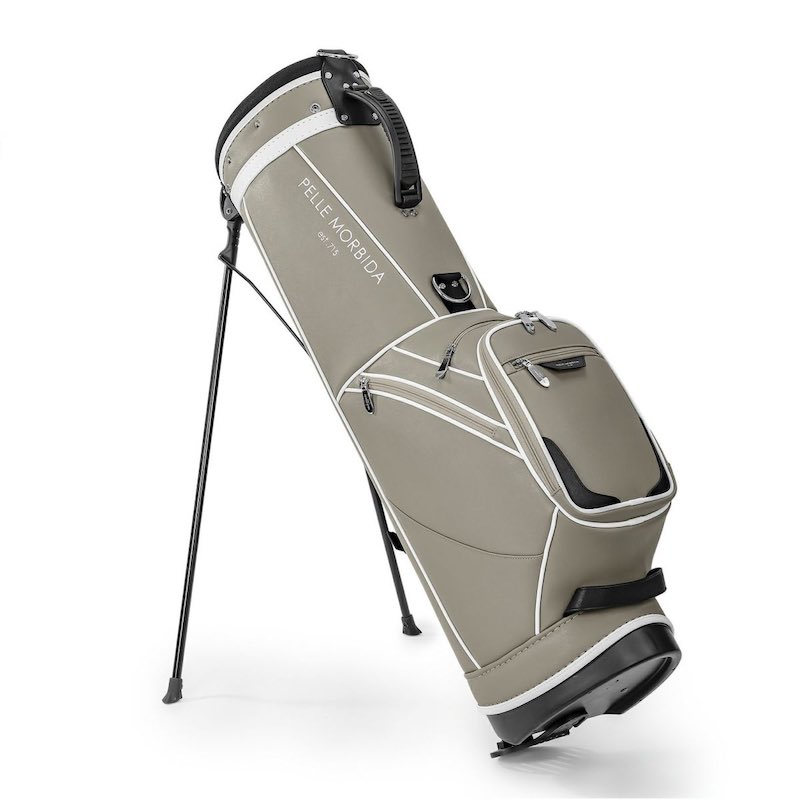 ペッレモルビダ PELLE MORBIDA バルカ Barca Golf ゴルフ スタンド キャディバッグ（ショルダーベルト付属） PMO-PG001 (TAU)  