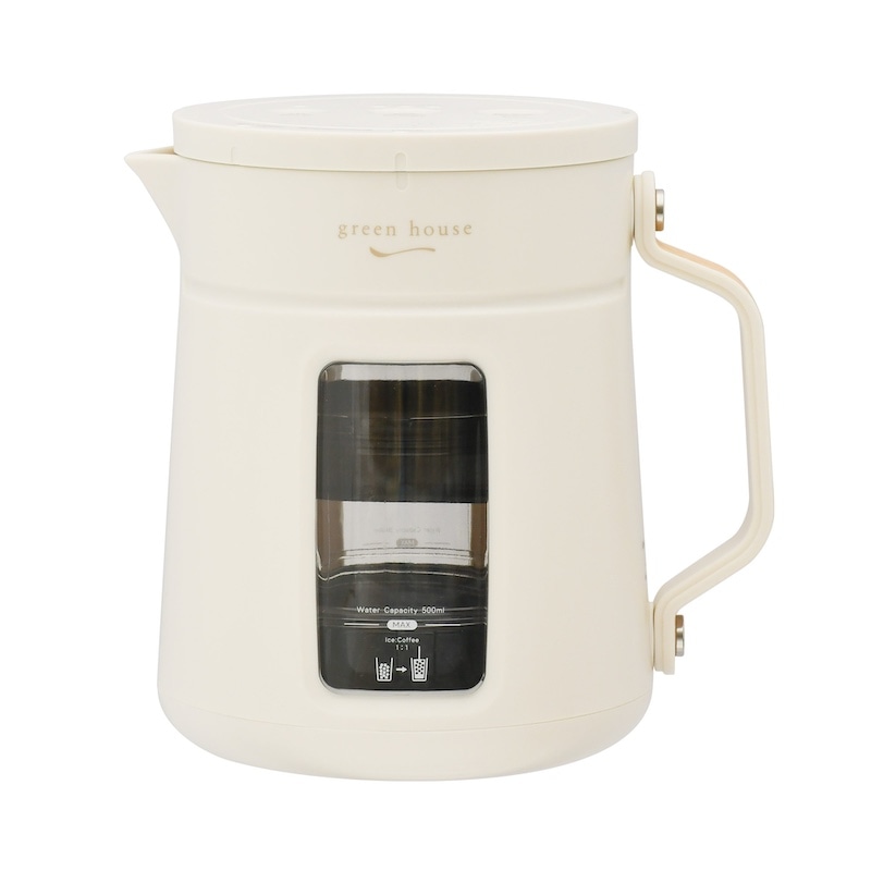 [1個]GREEN HOUSE 全自動水出しコーヒーメーカー GH-CBCMA-WH 約750g 