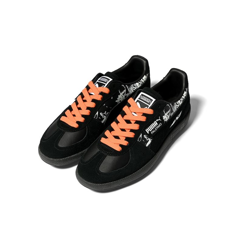 28.0cm プーマ × ブリーチ 【PUMA】 X 【BLEACH】メンズ - アニメ コラボレーション パルレモ【黒崎一護 PALERMO BLEACH BLACK MOON 403445-01】 (BLACK)  