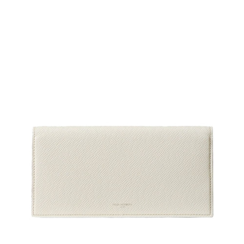 ペッレモルビダ PELLE MORBIDA バルカ Barca ロングウォレット(コインケース無) PMO-BA308 (WHT)  