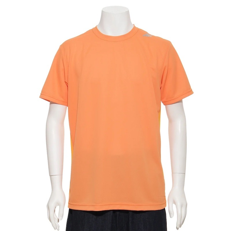 サイズ：M　4F メンズ クルーネックTシャツ（ORANGE）  