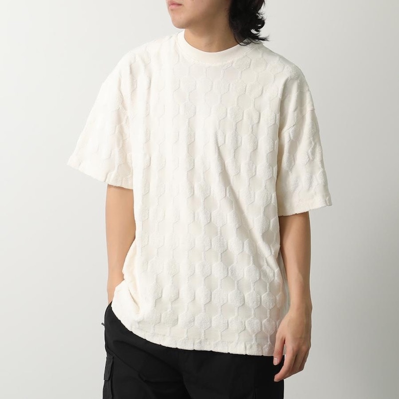 【XSサイズ】BALR.  メンズ TERRY BOX T-SHIRT (Light Beige)  
