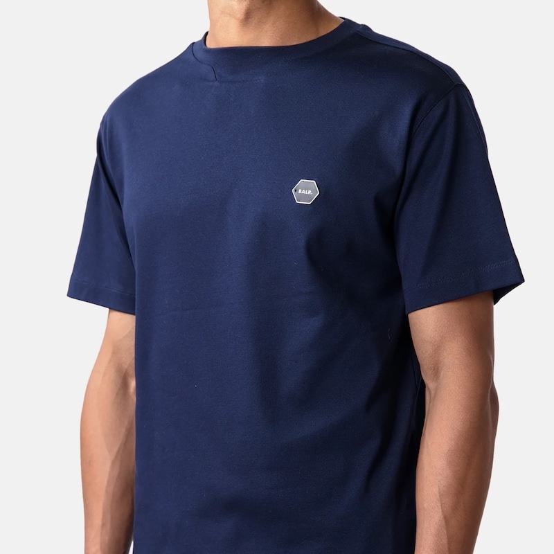 【Mサイズ】BALR.  メンズ HEX-SERIES T-SHIRT (Space Navy)  