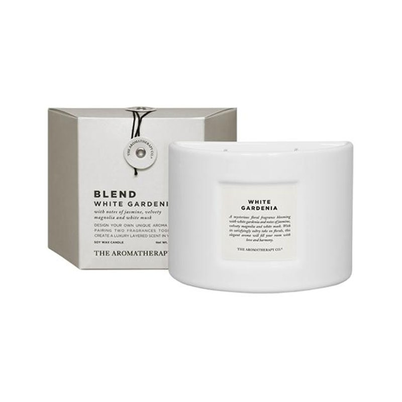 [1個]三和トレーディング BLEND ホワイトガーデニア キャンドル 280g 