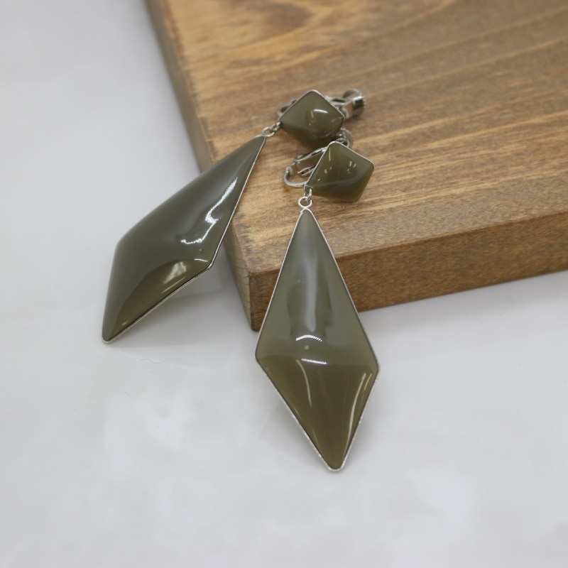 [1個]The Rule　STUDS big earring　パープル  