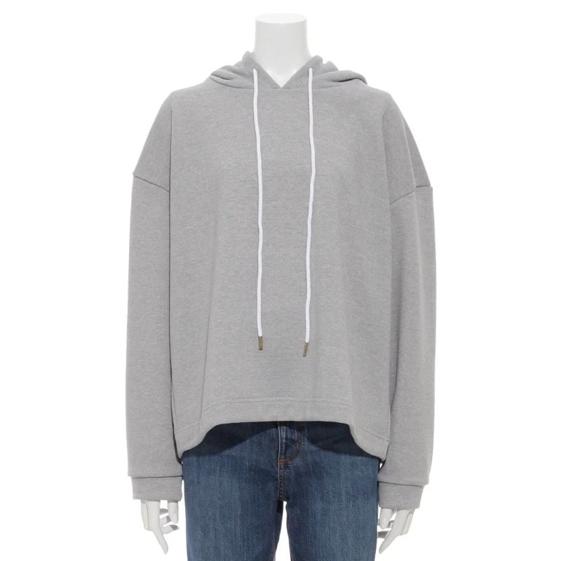 サイズ：S　4F レディース フーディートップス（GREY）  