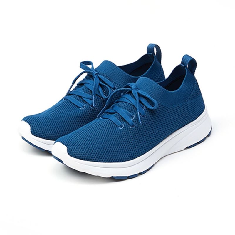 【25.0cm】SKONO メンズ Auper Light Comfort Walking Shoes（BLUE）  