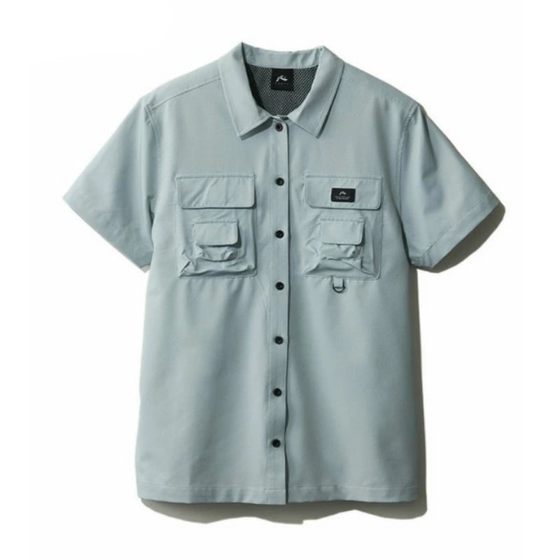 【Mサイズ】RUSTY レディース フィッシングウェア FISHING ユーティリティーシャツ（KHA）  