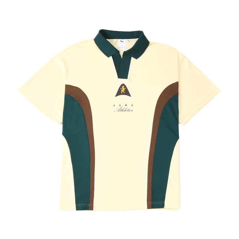 【S サイズ】PUMA メンズ THE PLAYERS LANE JERSEY ショートスリーブ  (CREAMY VANILLA)  