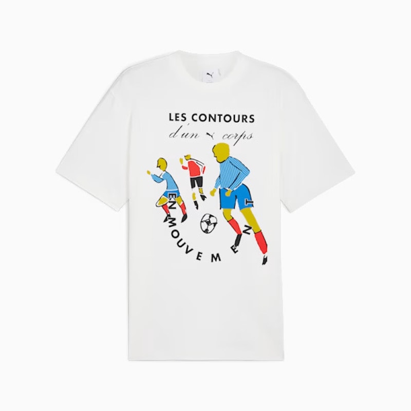 【M サイズ】PUMA メンズ THE PLAYERS LANE GRAPHIC Tシャツ  (PUMA WHITE)  