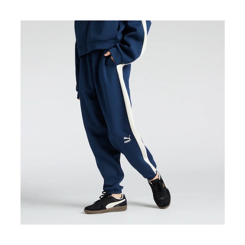 【Lサイズ】PUMA ウィメンズ T7 MX トラックパンツ  (CLUB NAVY)  