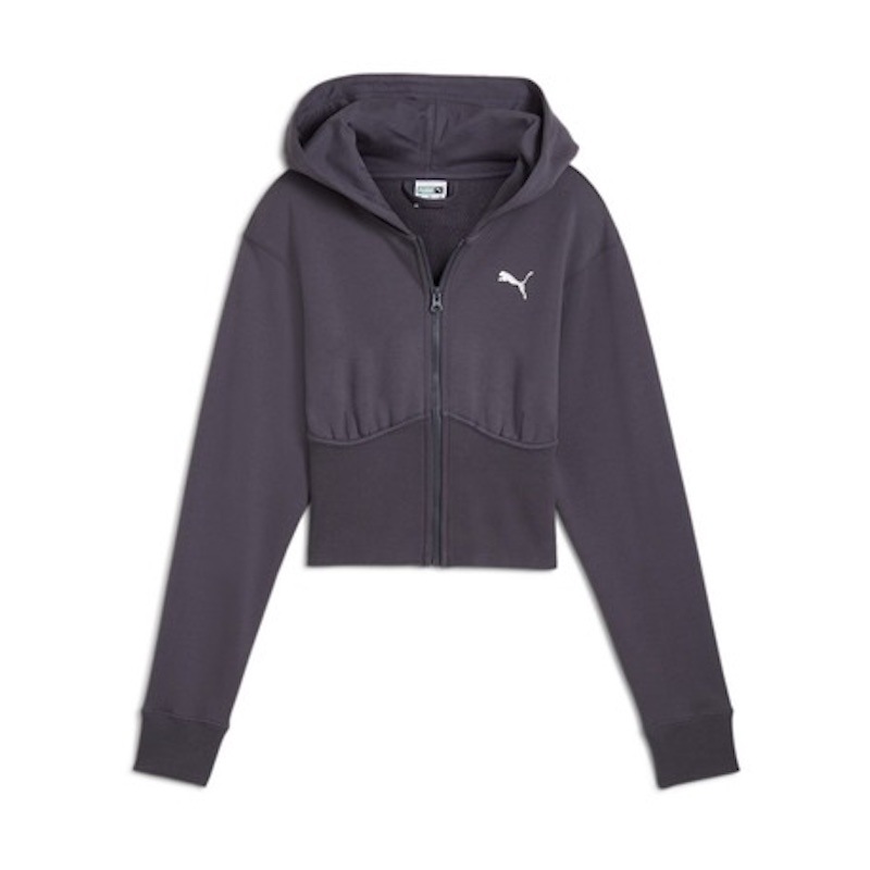 【Mサイズ】PUMA ウィメンズ DARE TO GYM2K クロップド Tシャツ  (GALACTIC GRAY)  