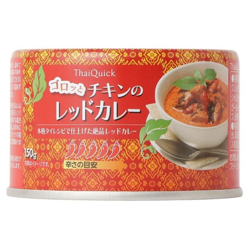 [1個]タイクイック ゴロッとチキンのレッドカレー  賞味期限2027.05.28