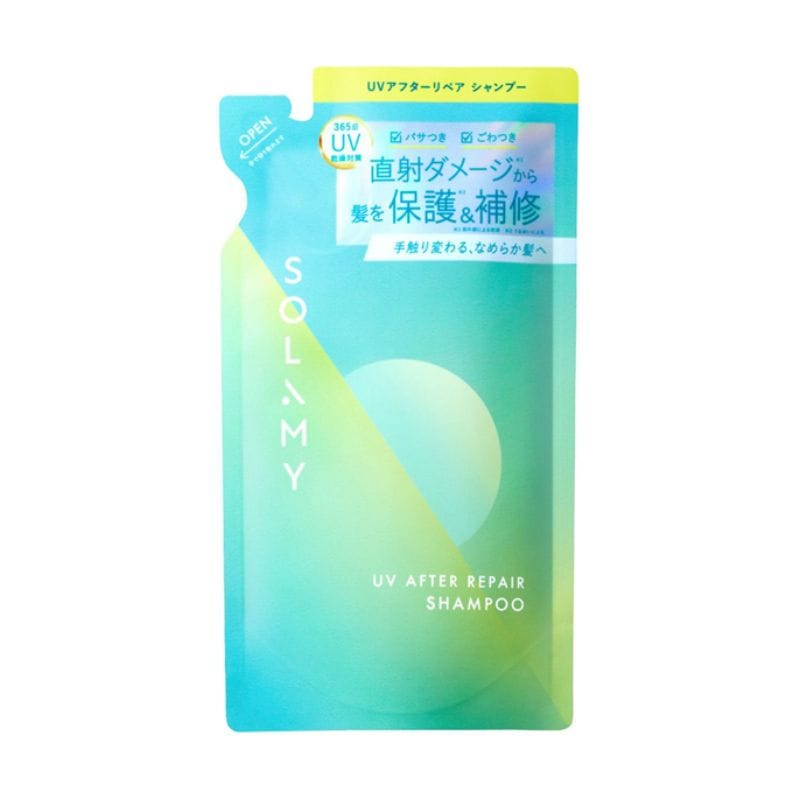 [1個]I-ne SOLAMY(ソラミー) UVアフターリペアシャンプー 詰替 420ml 