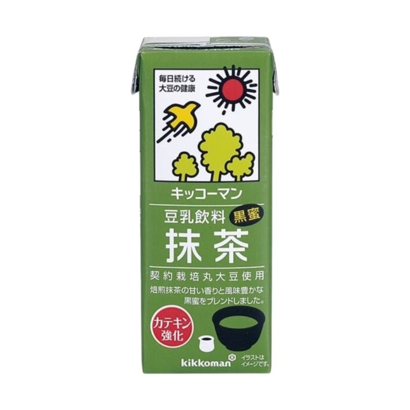 [3本]キッコーマン 豆乳飲料 抹茶 200ml 賞味期限2026.09.16