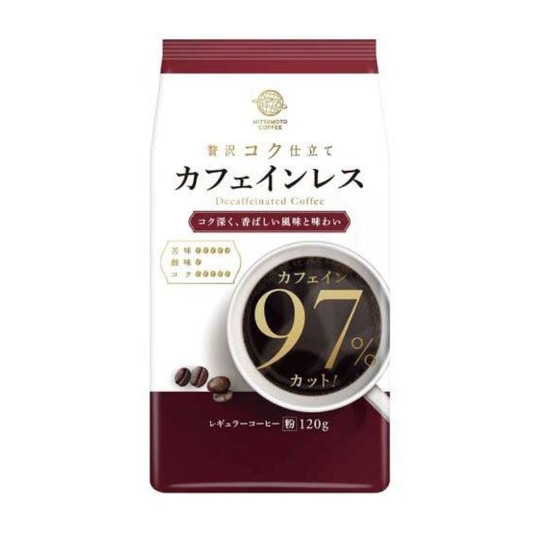 [3個]三本珈琲 カフェインレスコーヒー 120g 賞味期限2026.09.09