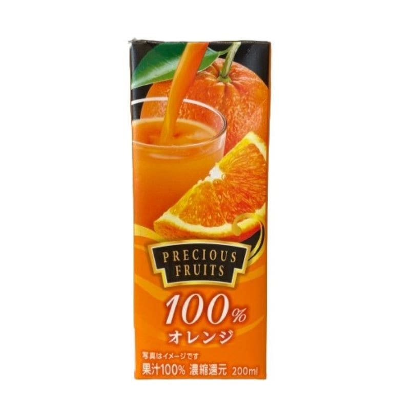[12本]エルビー オレンジ100% 200ml 賞味期限2026.07.13