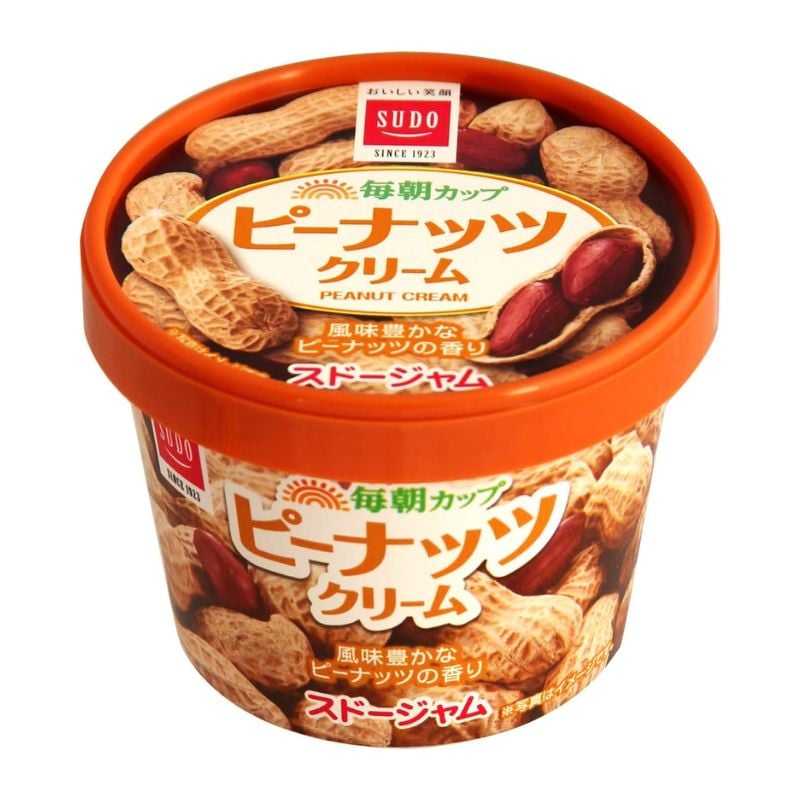 [12個]スドージャム 毎朝カップ ピーナッツクリーム 120g 賞味期限2026.09.30