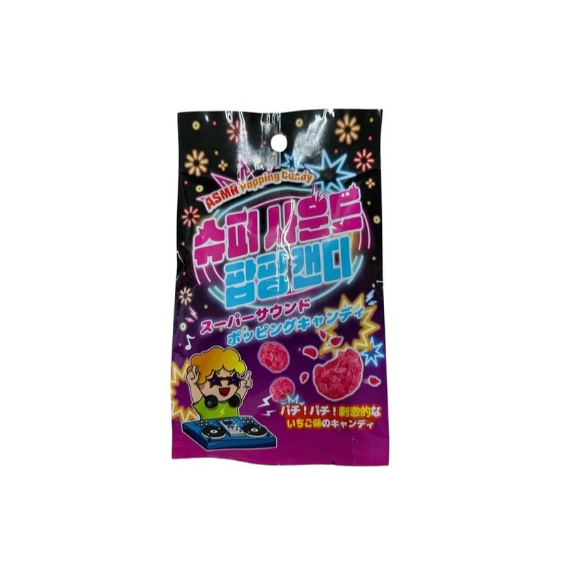 [3個]【訳あり】ベストブロス スーパーサウンド ポッピングキャンディ いちご 10g 賞味期限2026.09.30