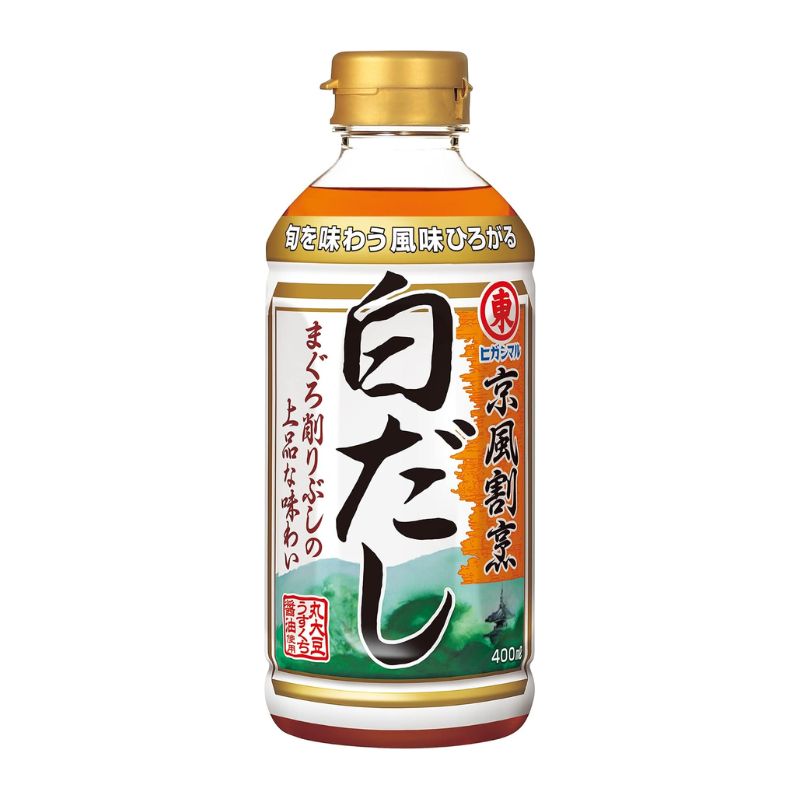 [2個]ヒガシマル醤油 京風割烹白だし 400ml 賞味期限2026.12.31