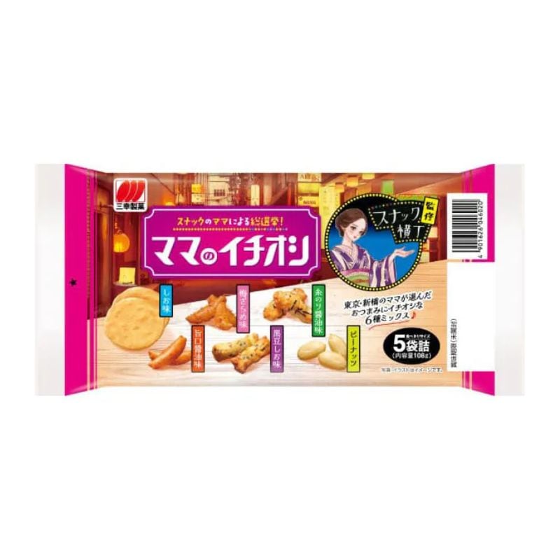 [3個]【JB直送品】三幸製菓 ママのイチオシ 108g 賞味期限2026.12.15