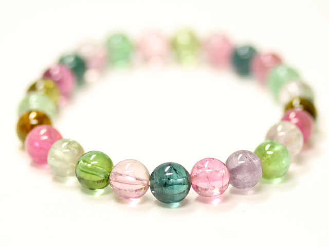 キャンディカラートルマリンブレスレット・SA 7，5mm No,1（現品）
