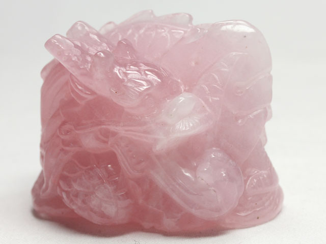 龍（50mm）：ローズクォーツ