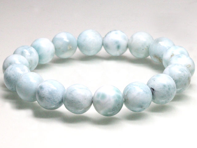 ラリマーブレスレット（200/g） 11，5mm No,2（現品）