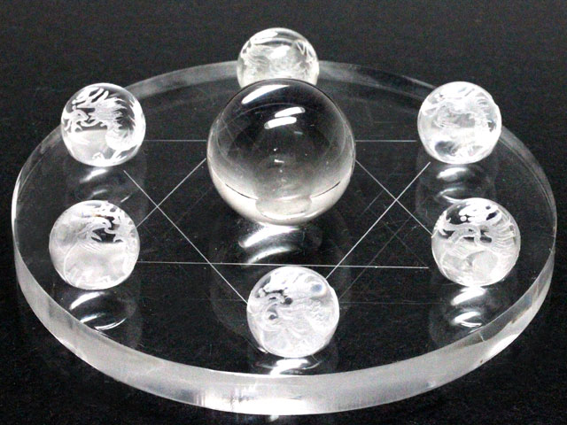 限定特価]龍：水晶＋七星陣（POP付き）