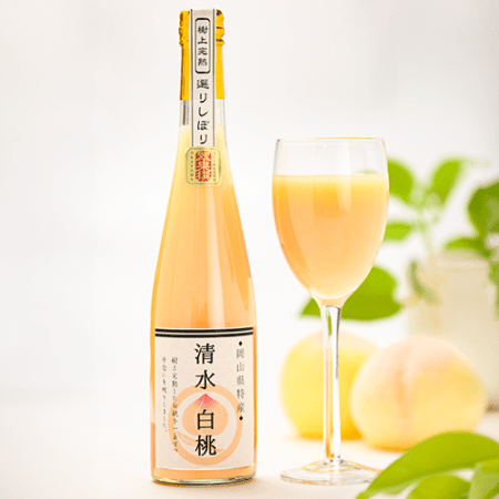 翠果撰　岡山清水白桃ドリンク500ml　2本化粧箱入